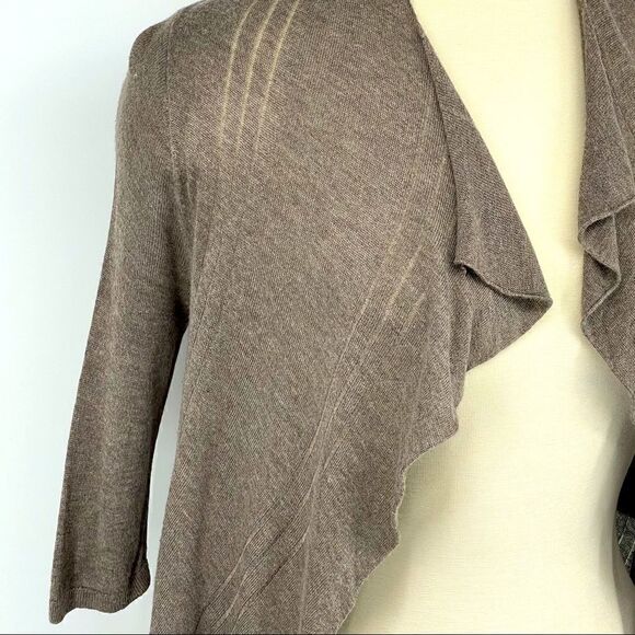 EXPRESS Open Front Waterfall Cardigan - Picture 6 of 10